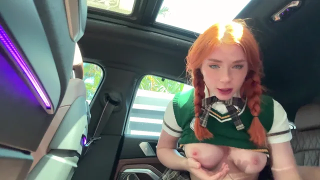 Sweetie Fox British Student Sucked Off A Stranger In Car And Rough Fucks Leaked Video