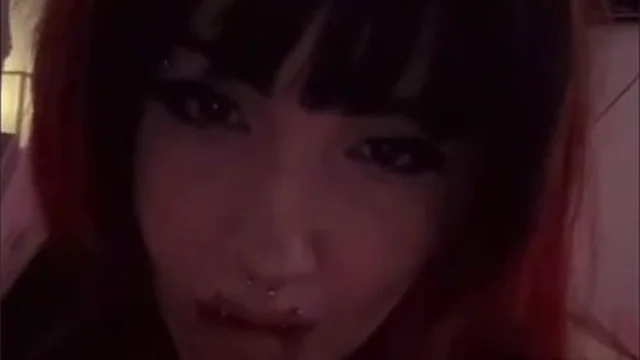 Gloomydia Gothic Teen Sucking Sextoy Onlyfans Leak