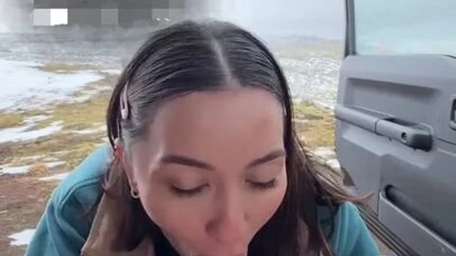 Karol Rosado Fucked After Sucking Cock On Mountains Leak Onlyfans