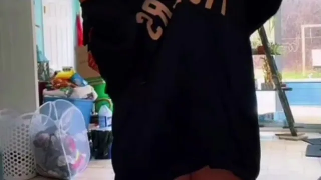 Naughty Barely Legal Teen Getting Nude Tits Drops Out On Live TikTok Leak