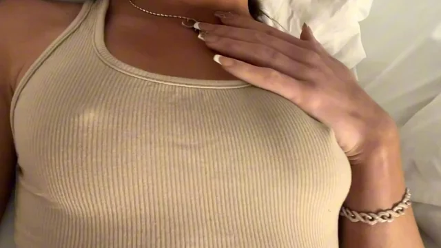McKinley Richardson Hard Nips Playing Through Skinny Top Onlyfans