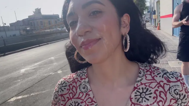 Artemis Carmona Cumwalk Public Car Park Cumshot After A Blowjob 4k