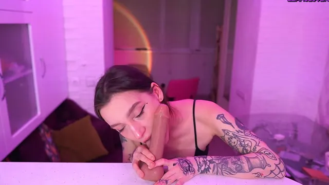 KellyMayWow Gags On A Monster Cock