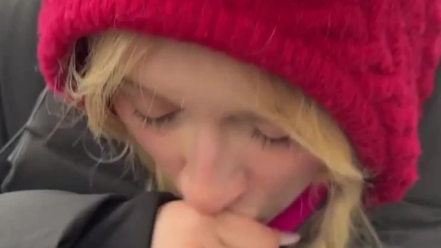 Lena Polanski Sucks Cock While Riding A Cable Car