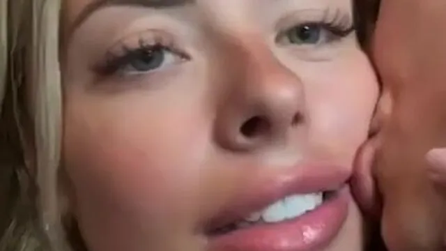 Corinna Kopf Passionately Kisses Friends While Showcasing Her Perfect Bust