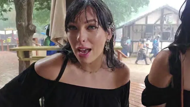 Juliakins Braless, Hard Nips Renaissance Festival Stream Compilation