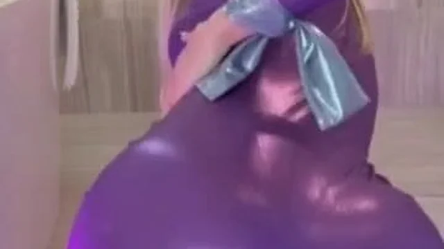Vega Thompson Rides A Glowing Tentacle Toy In Leaked Clip