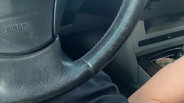 Wildhalli Sucks Cock While Driving