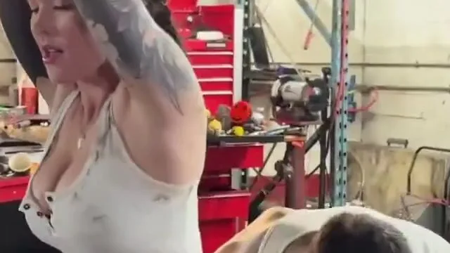 Gorgeous Factory Assistant Rides Cock On The Job
