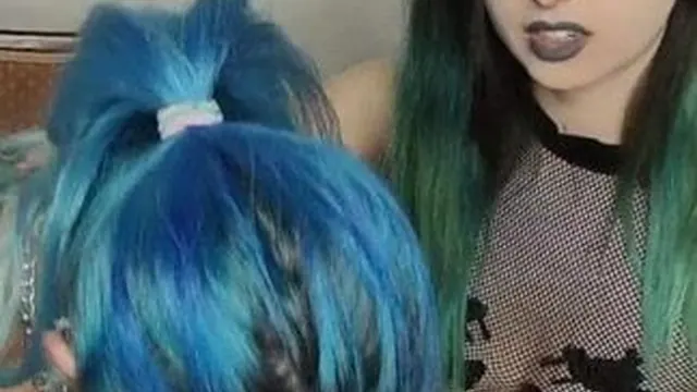 Lien Sue AKA Susann Alicia Goth Sucking Glass Dildo Joi Onlyfans