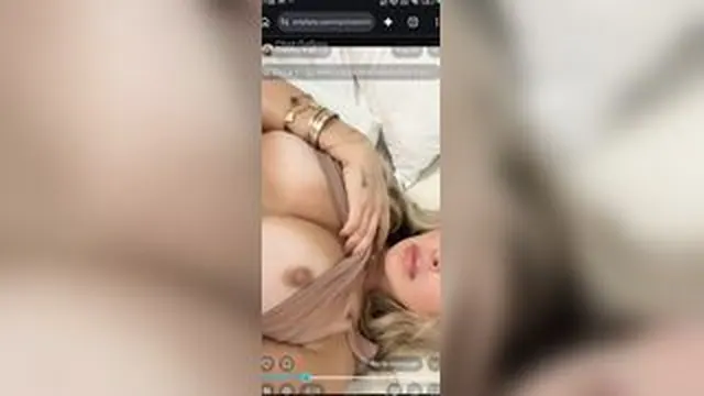 Corinna Kopf Showing Her Bare Nude Tits On A Private Onlyfans Chat screenshot