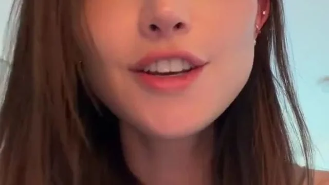 Dainty Wilder Gives A Sloppy POV Blowjob With Her Natural Tits